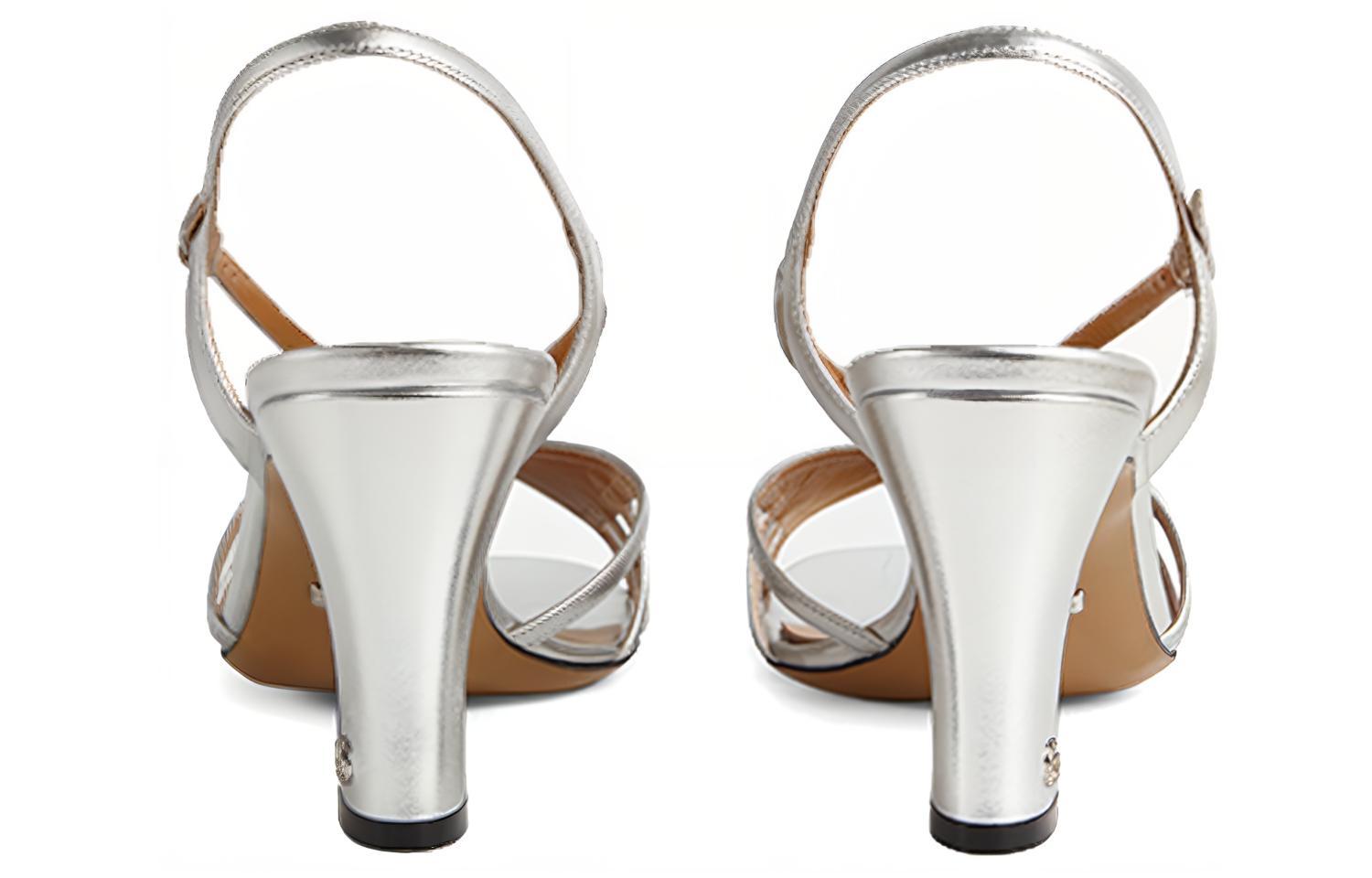 (W) Gucci Mini GG Sport Slide 'Silver' 圖 4