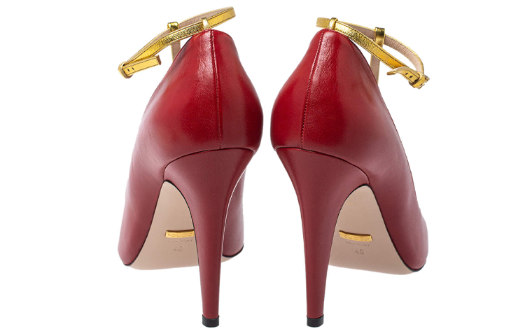 Shop (W) Gucci Molina Lips T-Strap Sandal 'Sulaman Merah' 431027-CQXH0-6479