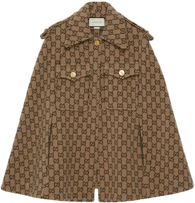 (W) Gucci Jaket Santai Monogram Coklat Single-Breasted Printed 610488-XKA5U-9751 Order (W) Gucci Jaket Santai Monogram Coklat Single-Breasted Printed 610488-XKA5U-9751