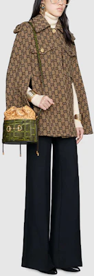 (W) Gucci Jaket Santai Monogram Coklat Single-Breasted Printed 610488-XKA5U-9751 Details for (W) Gucci Jaket Santai Monogram Coklat Single-Breasted Printed 610488-XKA5U-9751