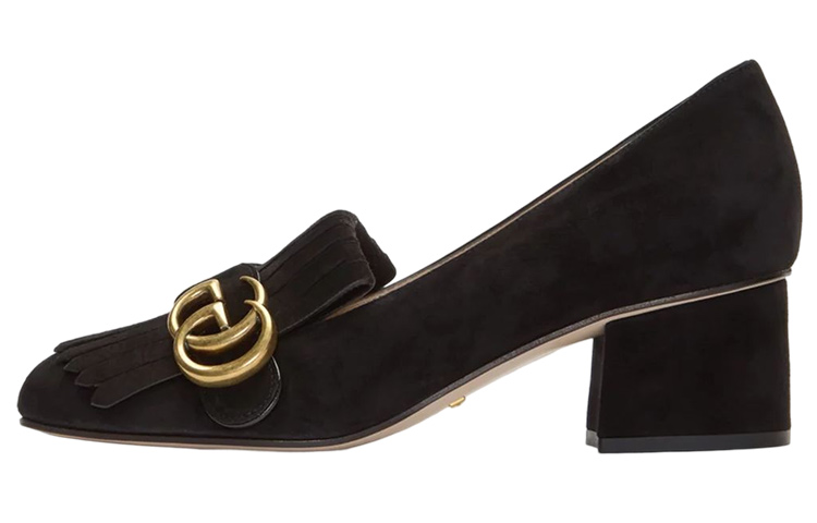 (Women) Gucci Mule 'Black Velvet' 454297-C2000-1000