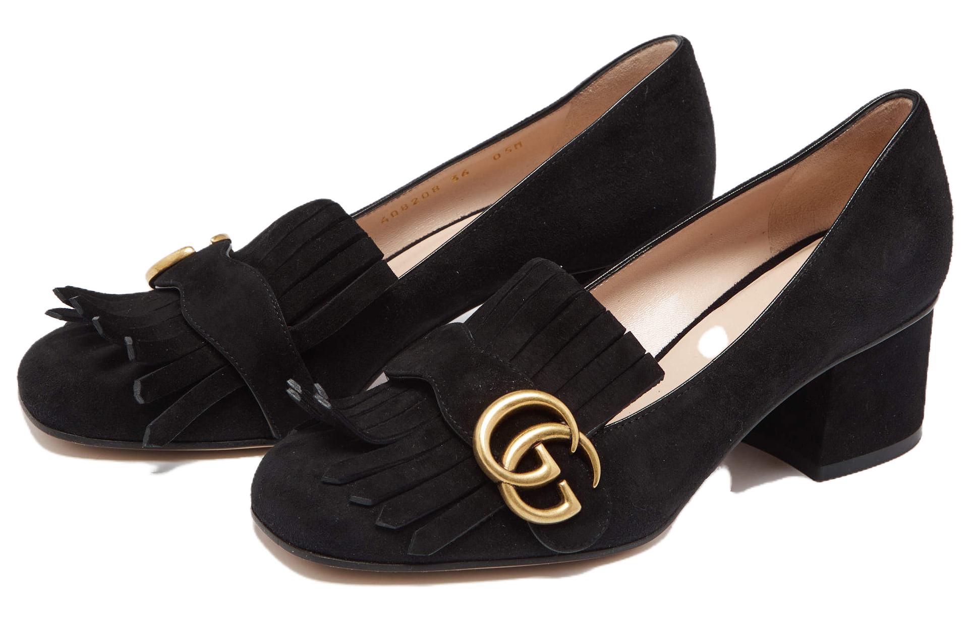 Order (W) Gucci Mule 'Terciopelo Negro' 454297-C2000-1000