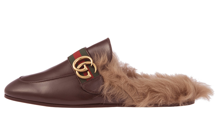 (Women) Gucci Mule 'Double G Buckle Brown Leather' 469950-D3VU0-2166