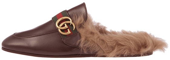 (Women) Gucci Mule 'Double G Buckle Brown Leather' 469950-D3VU0-2166 (Women) Gucci Mule 'Double G Buckle Brown Leather' 469950-D3VU0-2166