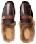 Lookbook (W) Gucci Mule 'Kulit Coklat dengan Gesper G Ganda' 469950-D3VU0-2166
