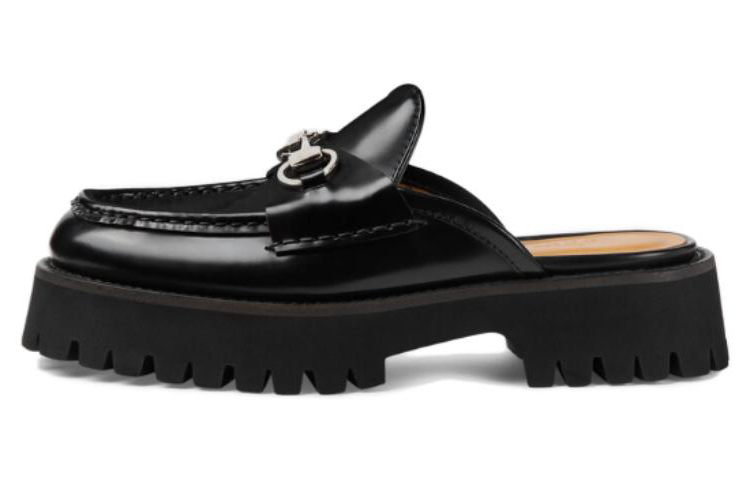 (Women) Gucci Mule with Horsebit 'Black Leather' 764207-DS800-1000