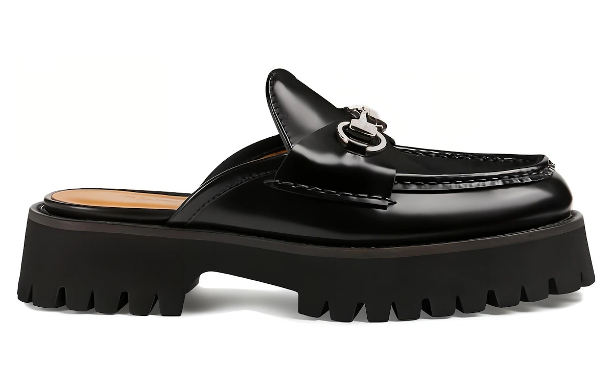 (Women) Gucci Mule with Horsebit 'Black Leather'