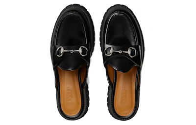 (Women) Gucci Mule with Horsebit 'Black Leather'