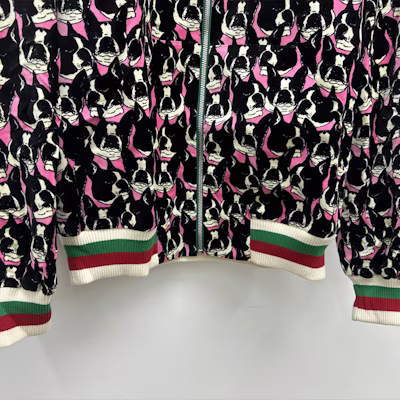 (W) 구찌 멀티컬러 애니멀 프린트 야구 칼라 집업 재킷 523673-ZLK04-5115 Purchase (W) 구찌 멀티컬러 애니멀 프린트 야구 칼라 집업 재킷 523673-ZLK04-5115