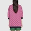 Purchase (W) GUCCI 多彩標誌印花粉紅羊毛毛衣 女款 662038-XKBXI-5152