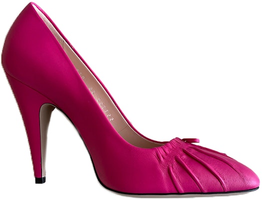 (Women) Gucci Nappa Bow High Heel Pumps 'Bright Fucsia' 551759-BKO00-5611 Order (Women) Gucci Nappa Bow High Heel Pumps 'Bright Fucsia' 551759-BKO00-5611
