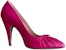 (W) Gucci Nappa Bow Tumit Tinggi 'Fuchsia Cerah' 551759-BKO00-5611