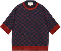 (Women) Gucci Navy Blue Crew Neck Casual Sweater 605920-XKAHT-4668 (Women) Gucci Navy Blue Crew Neck Casual Sweater 605920-XKAHT-4668