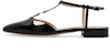 (W) Gucci Ballerina Flats Denim Hitam Terbaru 754136-BNC00-1000