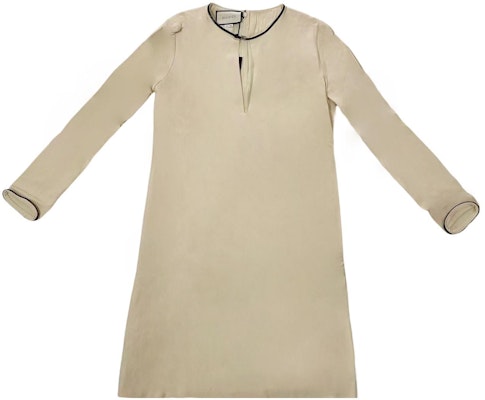 (W) 구찌 오프 화이트 롱 슬리브 미디 드레스 623423-XJCI8-9783 Buy (W) 구찌 오프 화이트 롱 슬리브 미디 드레스 623423-XJCI8-9783