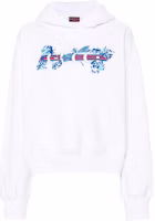 (Women) Gucci Off-White SS24 Letter Print Hoodie 787274-XJGS0-米白色 (Women) Gucci Off-White SS24 Letter Print Hoodie 787274-XJGS0-米白色
