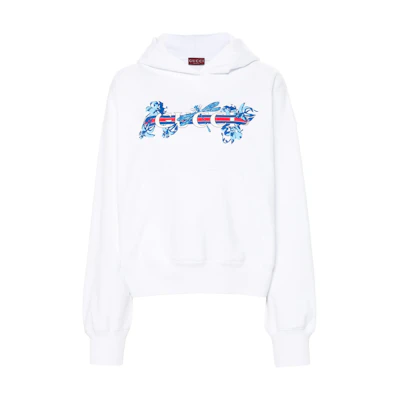 (Women) Gucci Off-White SS24 Letter Print Hoodie 787274-XJGS0-米白色