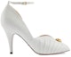 Order (Women) Gucci Open-Toe 94mm Sandal White Leather 727516-C9D00-9014