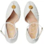 Shop (W) Gucci Open-Toe Sandalen 94mm Wit Leer 727516-C9D00-9014