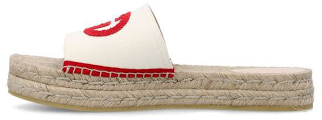 (W) グッチ 白赤オープン トゥ スライド 725832-KIFD0-9175 Buy (W) グッチ 白赤オープン トゥ スライド 725832-KIFD0-9175