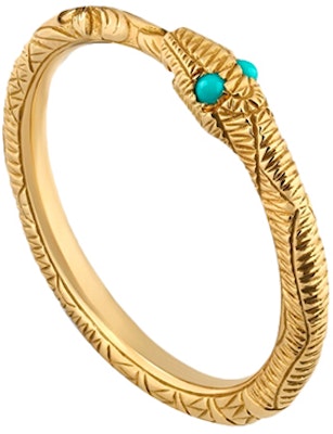 (W) GUCCI 女性 18K 金戒指 - Ouroboros 蛇咬尾纹设计(金色)。 526575-I1930-8076 Shop (W) GUCCI 女性 18K 金戒指 - Ouroboros 蛇咬尾纹设计(金色)。 526575-I1930-8076