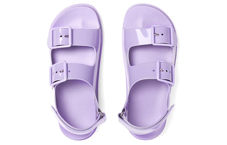 Lookbook (W) Gucci Ouverture Mini Double G 'Sandal Kasual Ungu' 660243-J8700-5306