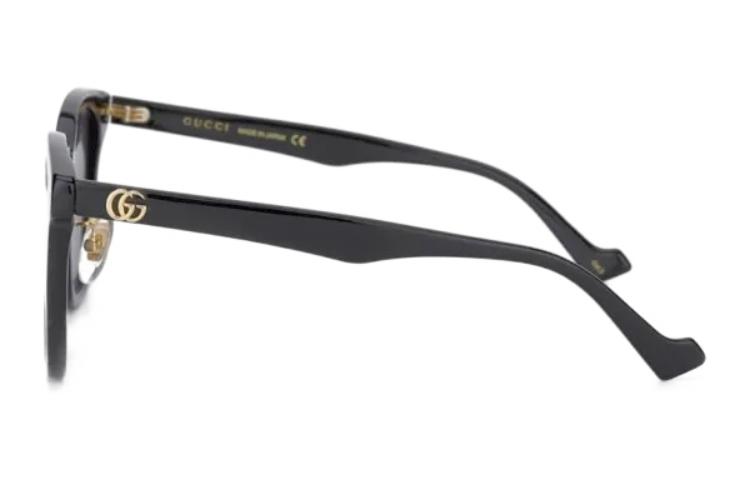 (Women) GUCCI Oval Sunglasses Black Frame Grey Lens Stylish Motorcycle Design. GG1000SK-001 55 圖 6