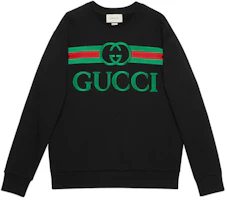 (Women) Gucci Oversized Logo Sweatshirt Black 469250-XJCCG-1082 (Women) Gucci Oversized Logo Sweatshirt Black 469250-XJCCG-1082