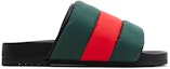 Buy (Women) Gucci Padded Web Slide Sandal 'Green Red' 700320-UFR30-3060