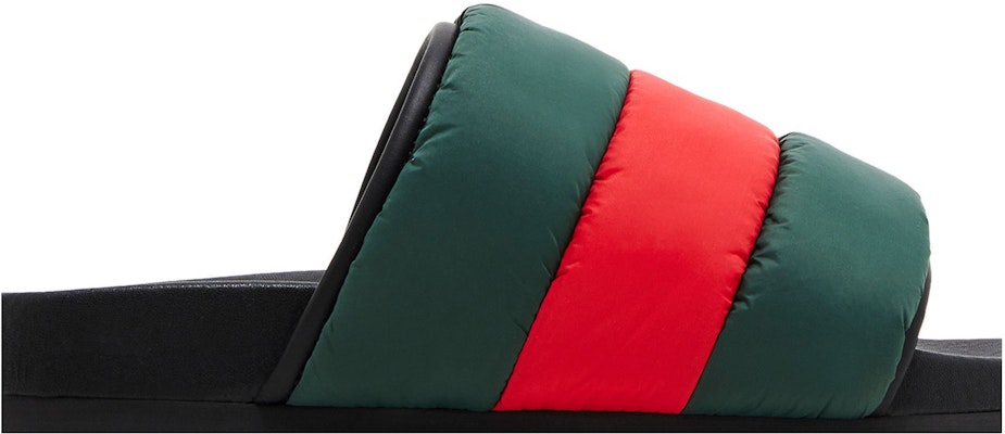 (Women) Gucci Padded Web Slide Sandal 'Green Red' 700320-UFR30-3060 Order (Women) Gucci Padded Web Slide Sandal 'Green Red' 700320-UFR30-3060