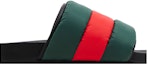 Order (W) グッチ ウェブスライドサンダル (緑×赤) 700320-UFR30-3060