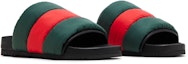 Cheap (W) グッチ ウェブスライドサンダル (緑×赤) 700320-UFR30-3060