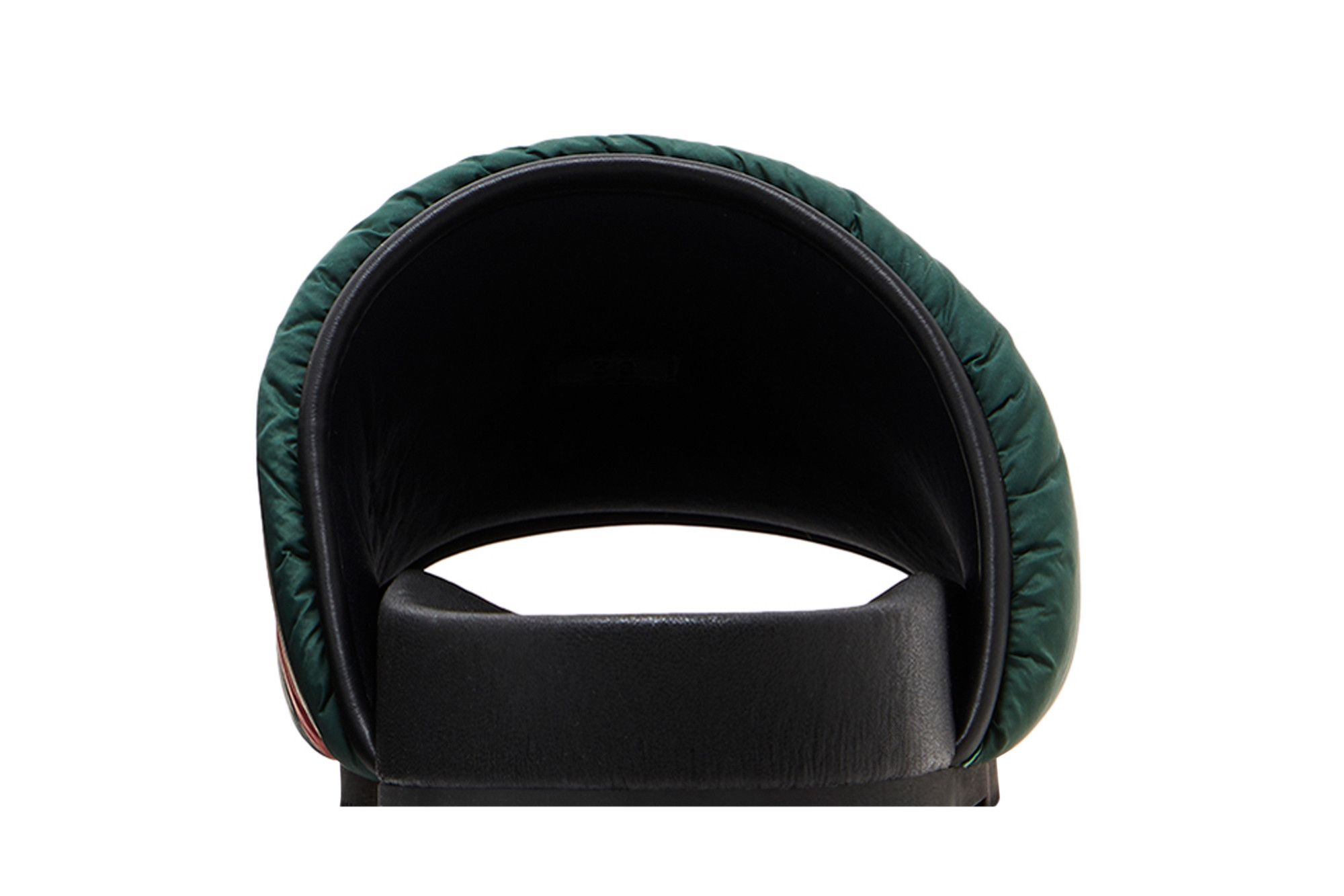 Cheap (Women) Gucci Padded Web Slide Sandal 'Green Red' 700320-UFR30-3060