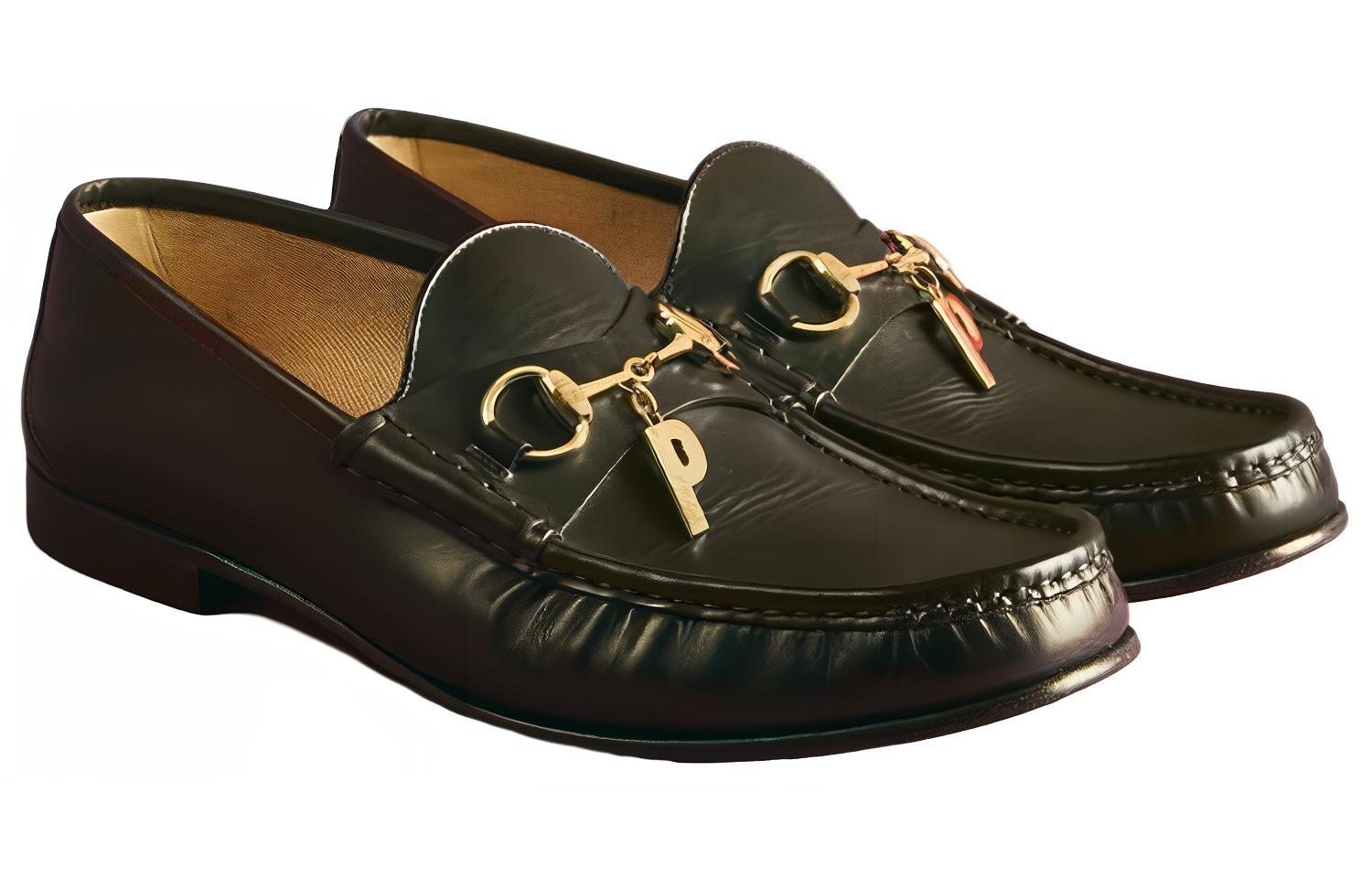 Order (W) Gucci PALACE レザー スニーカー (ブラック) 722232-1M0C0-1000