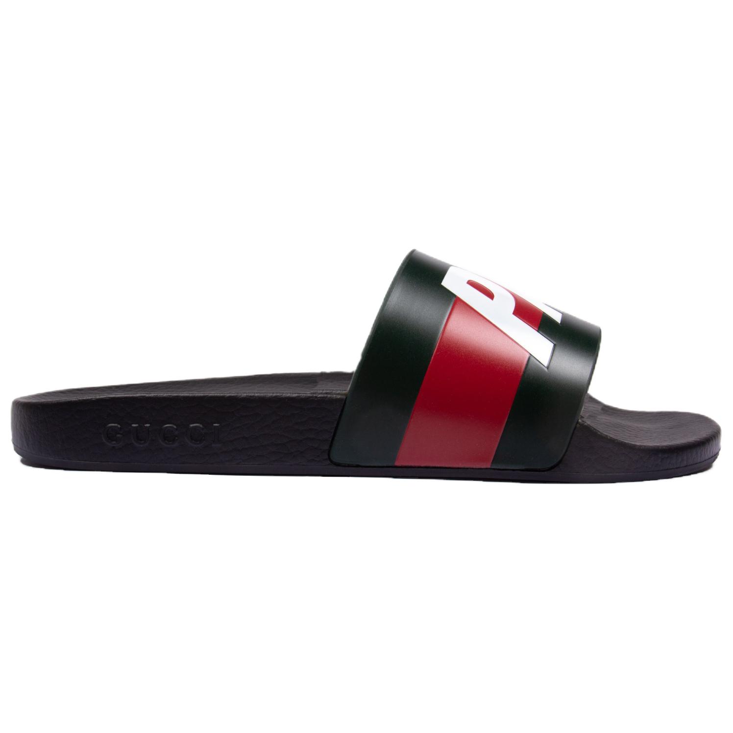 Order (W) Palace Gucci x Slide 'Fesyen Hitam' 723352-9AAAF-8818