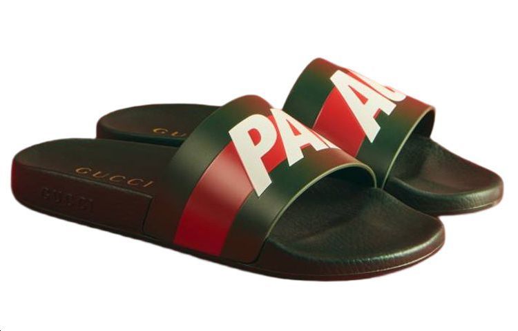 Shop (W) Palace Gucci x Slide 'Fesyen Hitam' 723352-9AAAF-8818