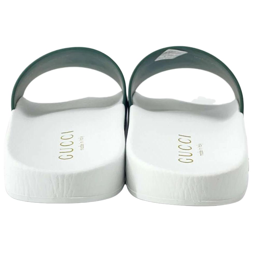 (W) Palace Gucci Logo Web Slide Sandal 'White' 圖 5