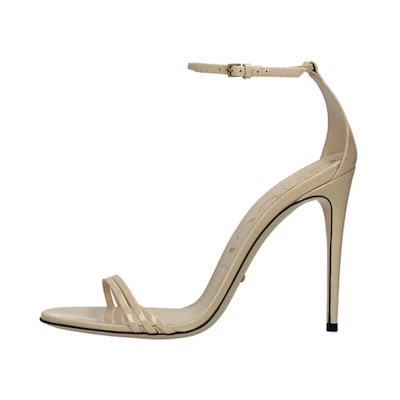 (W) Gucci Patent Leather Fashion Sandals 'Candy Rose'