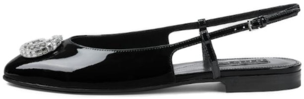 (Women) Gucci Patent Leather Flat Pointed Buckle 'Black Casual' 762765-BNC00-1000 (Women) Gucci Patent Leather Flat Pointed Buckle 'Black Casual' 762765-BNC00-1000