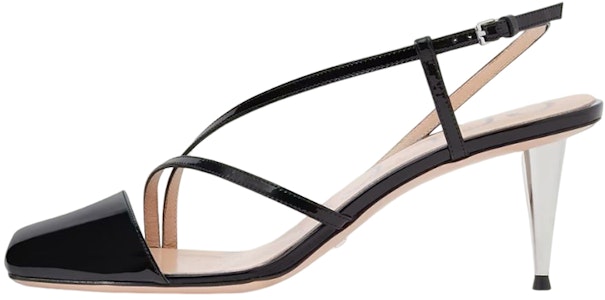 (W) グッチ パテントレザー ハイヒールサンダル (黒) 700047-B8I00-1000 Buy (W) グッチ パテントレザー ハイヒールサンダル (黒) 700047-B8I00-1000