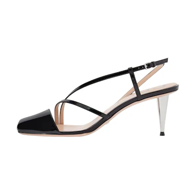 (W) Gucci Patent Leather High-Heel Sandal 'Black'