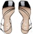 (W) Gucci Sandal Tumit Tinggi Kulit Berkilat 'Hitam' 700047-B8I00-1000