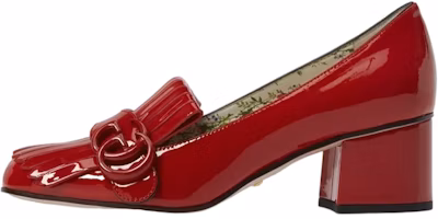 (Women) Gucci Patent Leather High Heel Mules 'Red Fashion' 474510-BNC00-6433 (Women) Gucci Patent Leather High Heel Mules 'Red Fashion' 474510-BNC00-6433