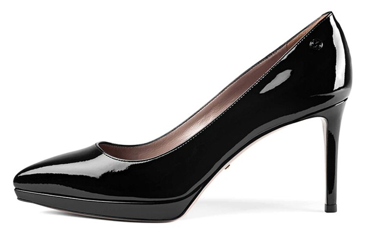 (Women) Gucci Patent Leather High Heels 'Black' 388314-BNC00-1000