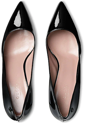 GUCCI 古奇 亮漆 高跟鞋 女款 黑色 Shop GUCCI 古奇 亮漆 高跟鞋 女款 黑色
