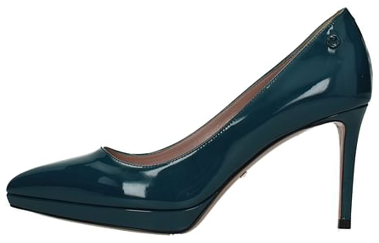 (Women) Gucci Patent Leather High Heels 'Green' 388314-BNC00-3047