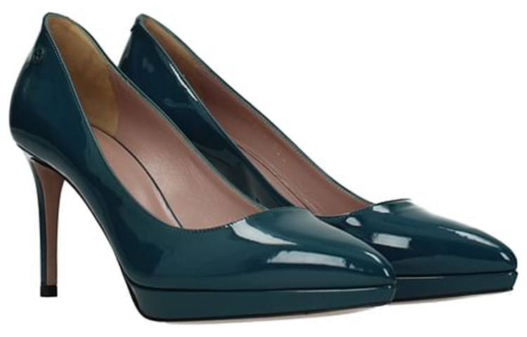 Order (Women) Gucci Patent Leather High Heels 'Green' 388314-BNC00-3047