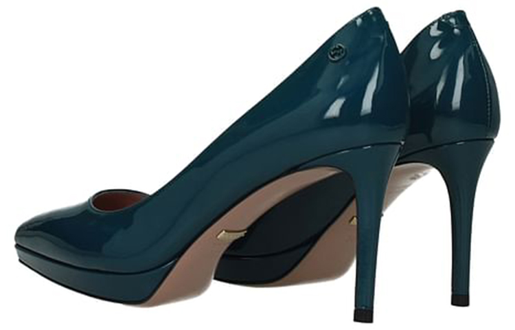 Lookbook (Women) Gucci Patent Leather High Heels 'Green' 388314-BNC00-3047