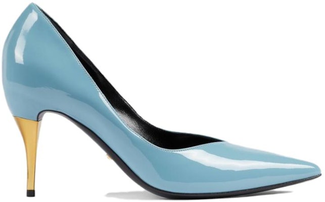 (Women) Gucci Patent Leather High Heels 'Light Blue Fashion Slip-On' 716687-AAA0P-4514 Order (Women) Gucci Patent Leather High Heels 'Light Blue Fashion Slip-On' 716687-AAA0P-4514