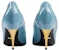 (W) Gucci Tumit Tinggi Kulit Patent 'Slip-On Fesyen Biru Muda' 716687-AAA0P-4514